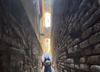 Calle Varisco, a rua mais estreita de Veneza