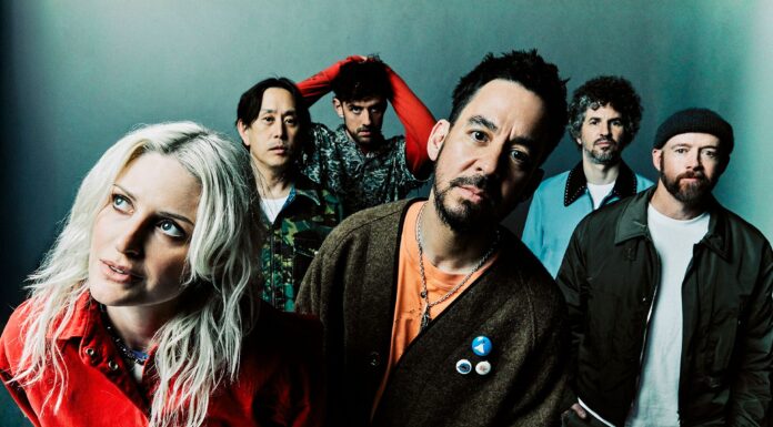 Ingressos Linkin Park em Florença 2026 Ingressos Linkin Park em Florença 2026 - na imagem uma foto dos integrantes da banda