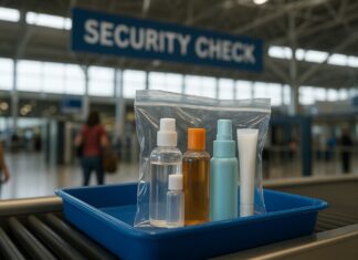 Liquidos nos aeroportos italianos - imagem ilustrativa gerada por IA