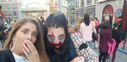 Monstros e personagens assustadores no Halloween Cinecittà World