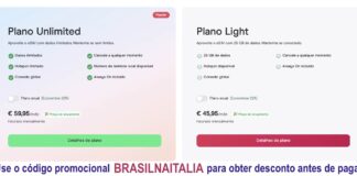 código promocional BRASILNAITALIA dá desconto nos planos da Holafly