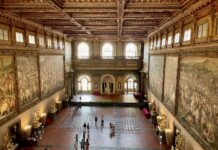 Salone dei Cinquecento no Palazzo Vecchio em Florença