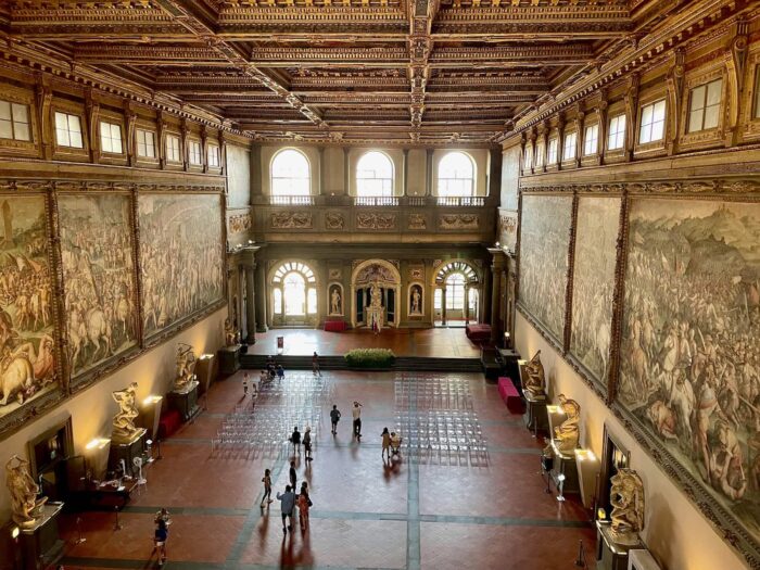 Salone dei Cinquecento no Palazzo Vecchio em Florença