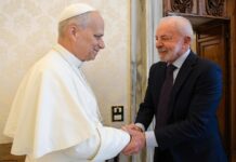 Papa Leone XIV recebe Lula em visita privada no Vaticano