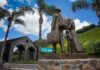Monumento na cidade de Antônio Prado representa os 150 anos da imigração italiana no Brasil (foto: divulgação/Maicon Hinrichsen)