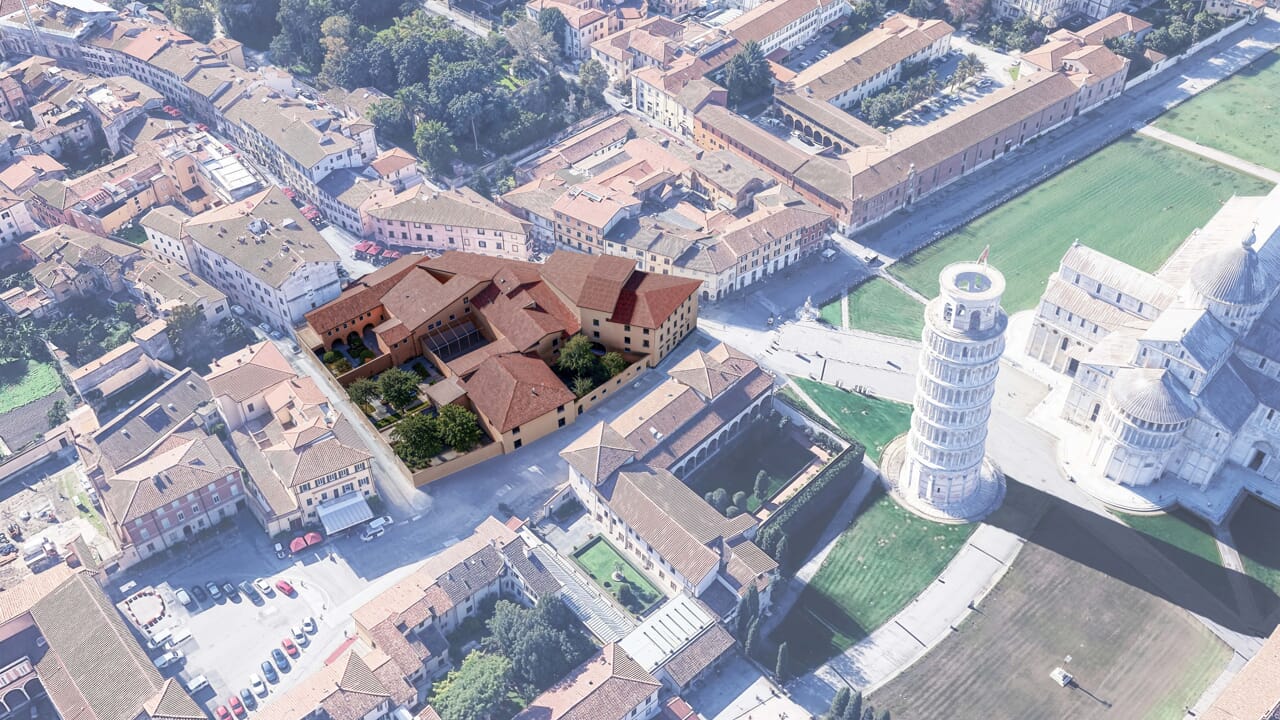 Novo hotel 5 estrelas de luxo em Pisa terá vista exclusiva para a Torre Pendente 1 hotel de luxo em pisa