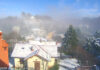 primeira neve na Toscana