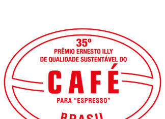 Logo do 35º Prêmio Ernesto Illy de Qualidade Sustentável do Café para o "Espresso" Brasil
