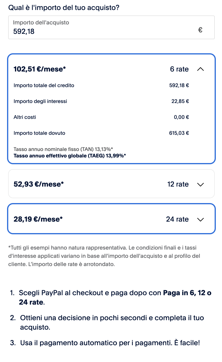 condições de financiamento de passagem aérea da Itália para o Brasil em opção pagamento com Paypal no site da ITA Airways
