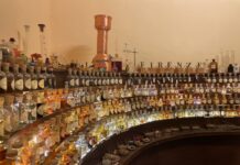 O ateliê em Florença onde acontece a "Masterclass de perfume e experiência sensorial" onde pude criar meu perfume personalizado em Florença