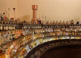 O ateliê em Florença onde acontece a "Masterclass de perfume e experiência sensorial" onde pude criar meu perfume personalizado em Florença