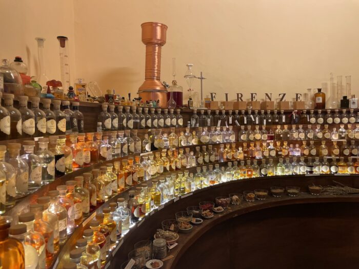 O ateliê em Florença onde acontece a "Masterclass de perfume e experiência sensorial" onde pude criar meu perfume personalizado em Florença