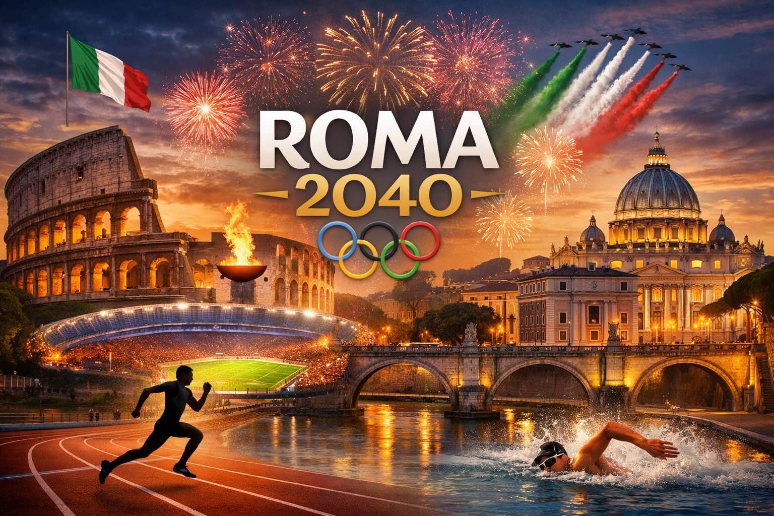 Roma 2040? O sucesso de Milano Cortina reacende o sonho olímpico na Cidade Eterna