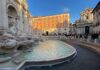 Ingressos Fontana di Trevi: para ter acesso à area próxima a água da Fontana di Trevi agora é necessário comprar um ingresso de 2 euros (tirei a foto em janeiro de 2026 quando o acesso à área não era permitido)