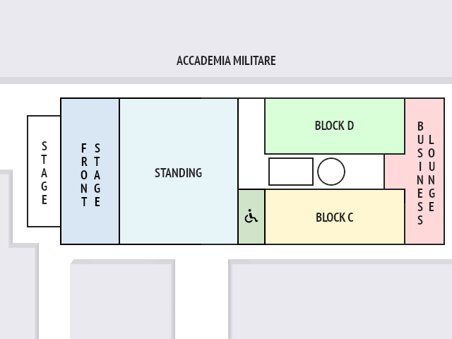 mapa do show do Moby em Modena durante o Jazz Open Modena 2026