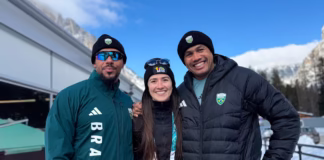 Nicole Silveira já está na Itália para as Olimpíadas de Inverno Milano Cortina 2026 - Foto de (crédito: Helena Petry/COB / divulgação)