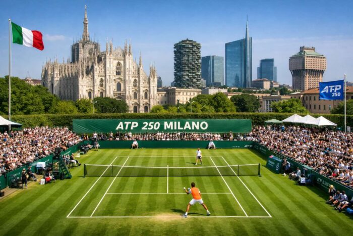 Milão vai receber o primeiro torneio ATP na grama da história da Itália (imagem ilustrativa gerada por IA)