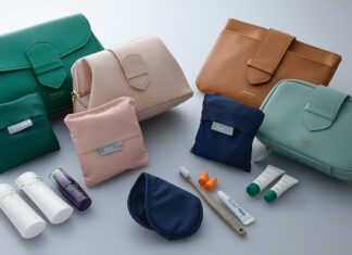 ANA Renova Kits de Bordo com Parceria Italiana e Japonesa de Luxo