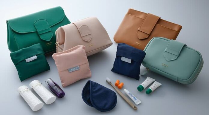 ANA Renova Kits de Bordo com Parceria Italiana e Japonesa de Luxo ANA Renova Kits de Bordo com Parceria Italiana e Japonesa de Luxo