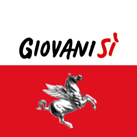 Logo da campanha Giovani Sì da Regione Toscana