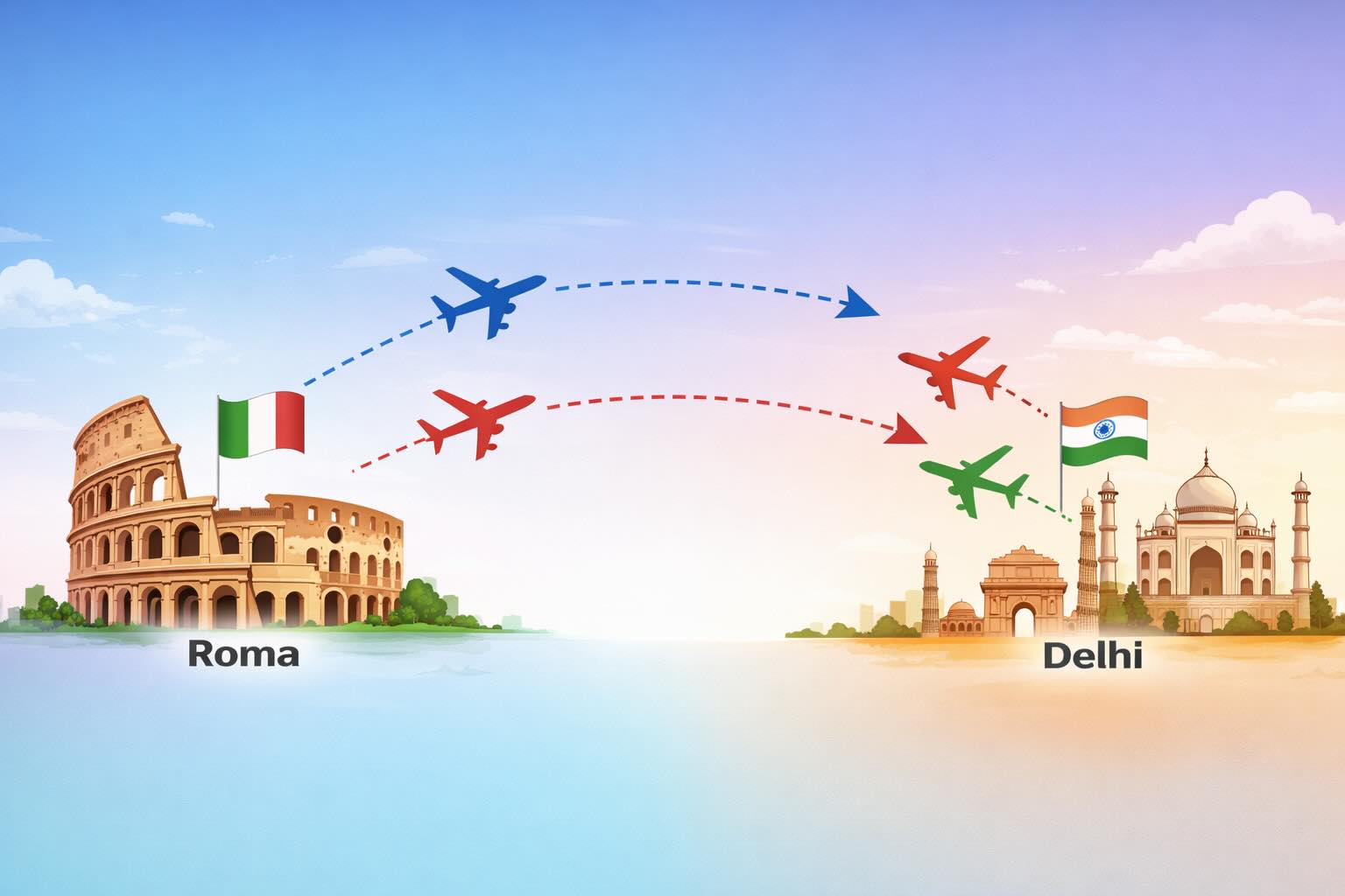 ITA Airways programa voos extras entre Roma e Delhi para ajudar italianos bloqueados na Índia