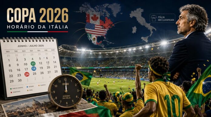 Calendário da Copa do Mundo 2026 no horário da Itália: datas principais e jogos do Brasil