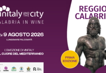 Vinitaly and the City chega a Reggio Calabria: vinho e mar no Lungomare Falcomatà (8 e 9 de agosto) Vinitaly and the City Calabria in Wine - Reggio Calabria, prima edizione, 8-9 agosto 2026, Lungomare Falcomata