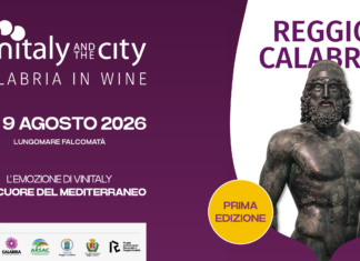 Vinitaly and the City chega a Reggio Calabria: vinho e mar no Lungomare Falcomatà (8 e 9 de agosto) Vinitaly and the City Calabria in Wine - Reggio Calabria, prima edizione, 8-9 agosto 2026, Lungomare Falcomata