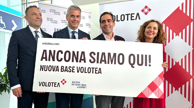 Voo Ancona Palermo da Volotea volta em novembro com duas frequências por semana 1 Anúncio da nova base da Volotea no Aeroporto de Ancona, na Itália