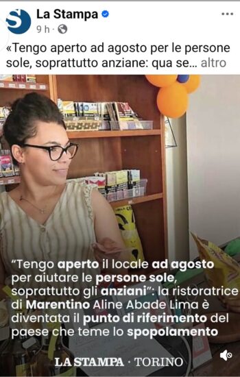 la stampa social network
