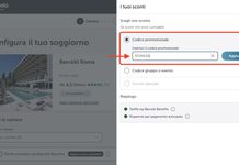Código promocional Barceló Roma ROMA26 aplicado na tela de reserva do site oficial