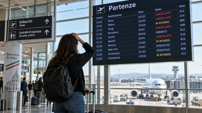 Greve aérea na Itália em 30 de setembro: voos podem ser cancelados