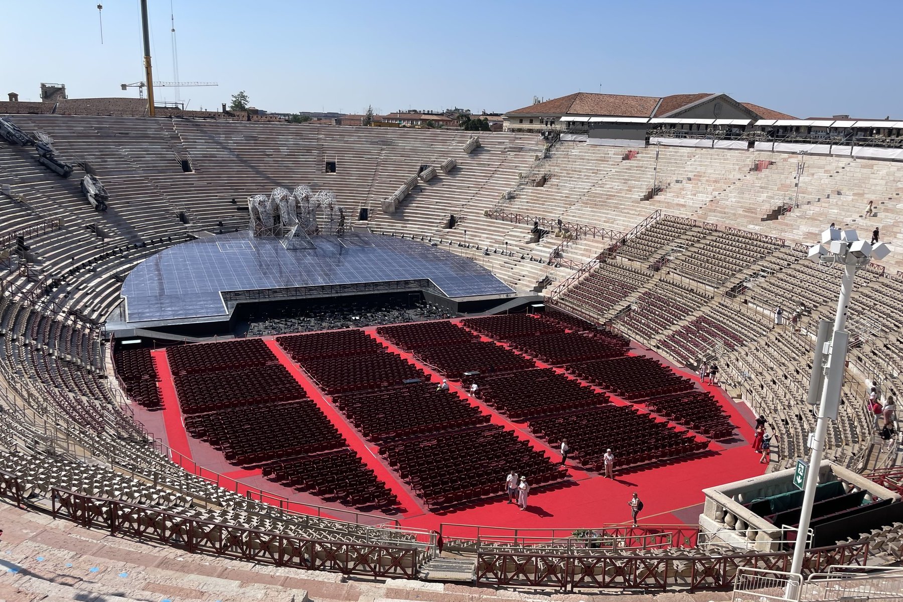 Music Awards 2027 na Arena de Verona: ingressos e datas 1 Arena de Verona vista da arquibancada, com a plateia montada