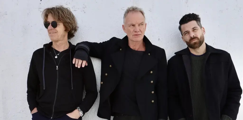 Dominic Miller, Sting e Chris Maas, a formação em trio da turnê STING 3.0